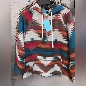 Hooded Aztec Tunic